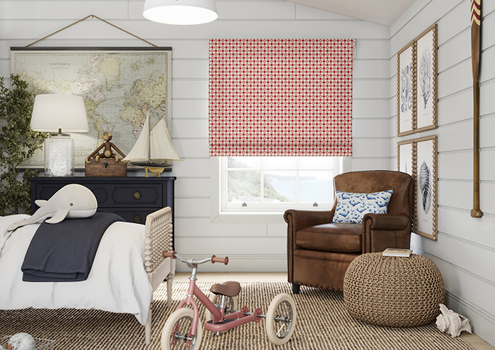 Whaley Great, Gingham Star Regatta - Roman Blind - Image 3